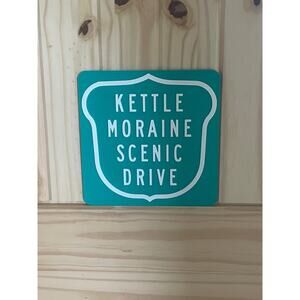 3D Printed Wisconsin Kettle Moraine Scenic Drive Road Sign